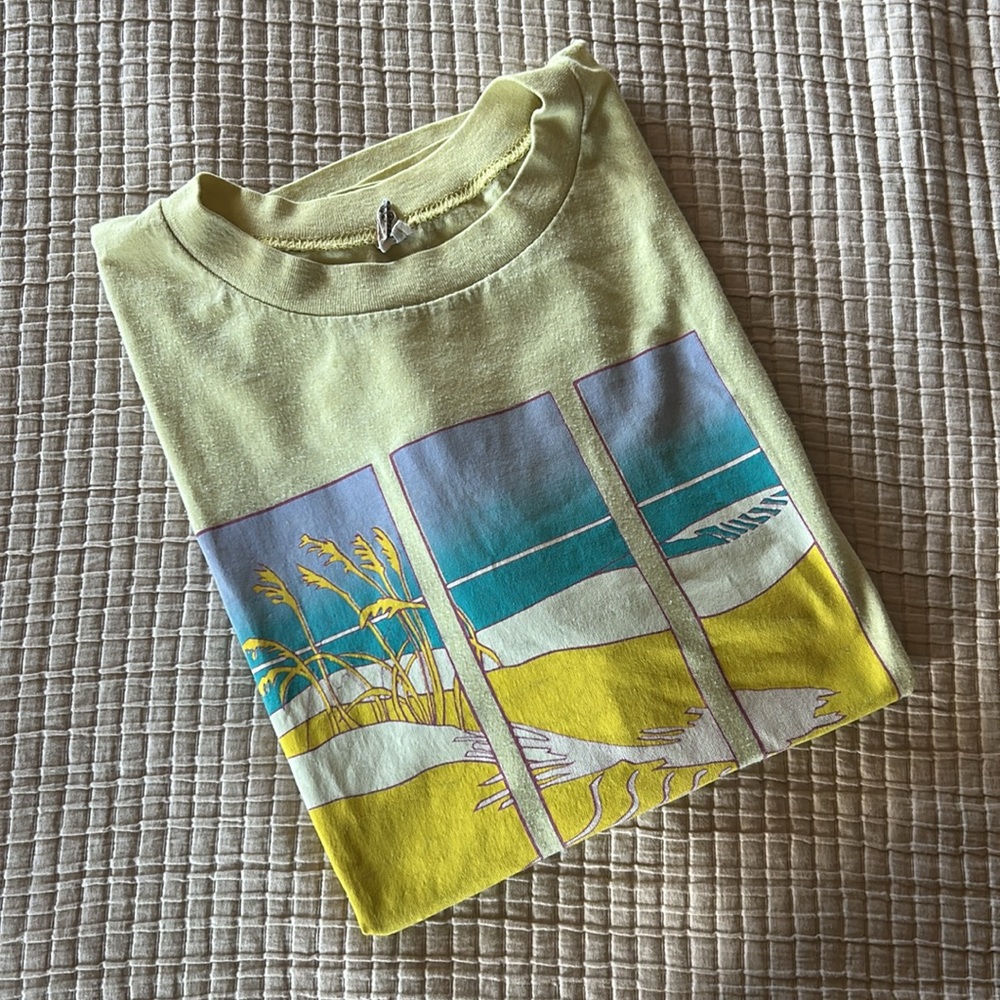 Vintage Florida Seascape Tourist Graphic Tee